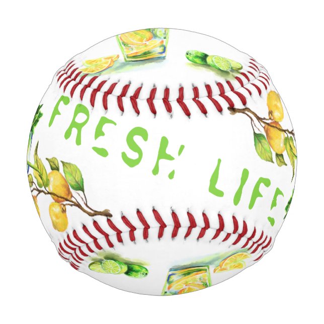 Balle De Baseball Jus de citron Cool Boire Baseball (Dos)