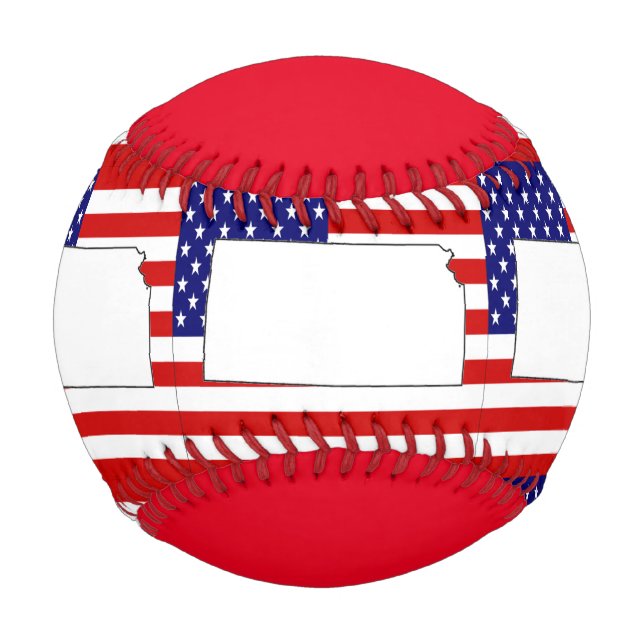 BALLE DE BASEBALL KANSAS (Devant)