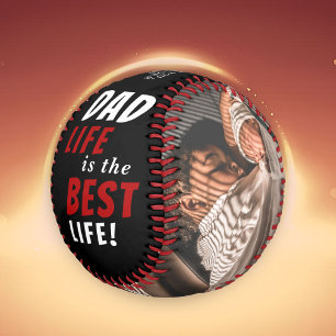 Balle De Baseball La vie de papa est la meilleure vie 2 photos Fête