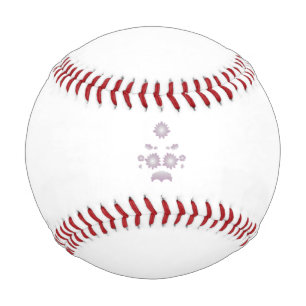 Balle De Baseball Lait blanc classique Rose décoratif