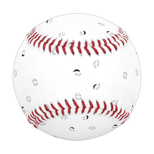 Balle De Baseball Langue Design Quarante-cinq (Devant)