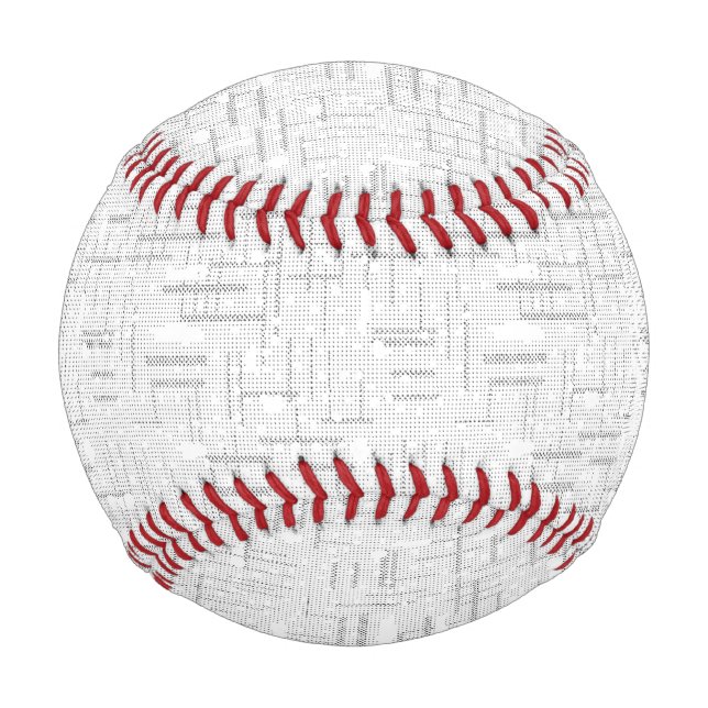 Balle De Baseball Langue Design Trente-deux (Devant)