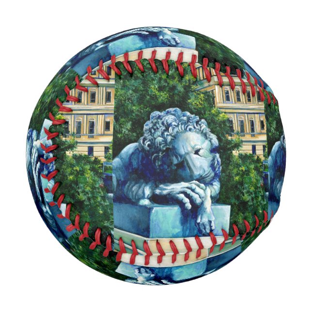 Balle De Baseball Le Chat qui a mangé les Canaries (Dos Droite)
