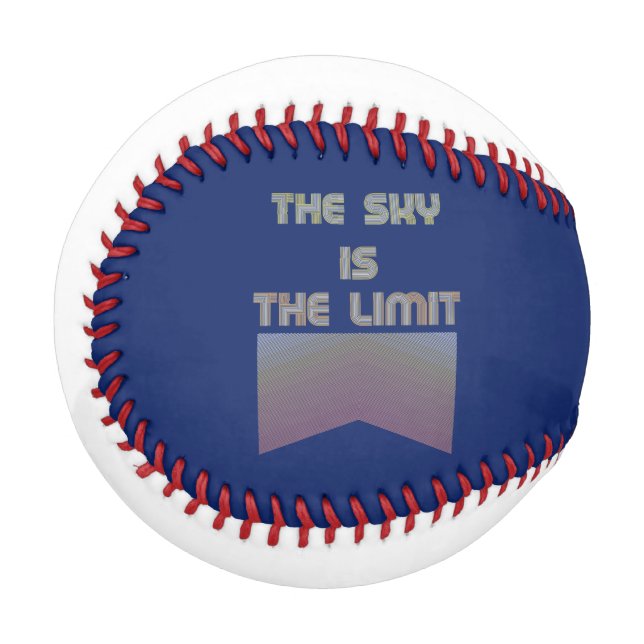 Balle De Baseball Le ciel est la limite (Devant Gauche)