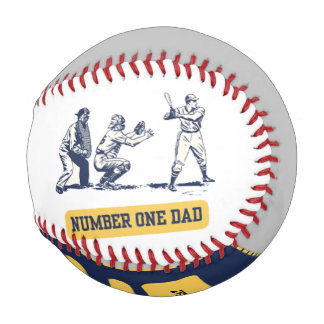 Balle De Baseball Le meilleur papa du monde cadeau personnalisé