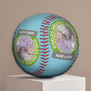 Balle De Baseball Le plus grand papa grand-père du monde Modèle phot
