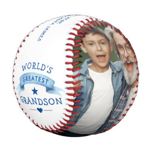 Balle De Baseball Le plus grand petit-fils du monde Message personne