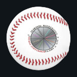 Balle De Baseball Le pouvoir des mathématiques<br><div class="desc">Illustre l'importance des mathématiques avec le plaisir,  pour la puissance de la connaissance dans la vie.</div>