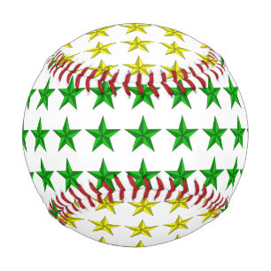 Balle De Baseball Le vert jaune tient le premier rôle le base-ball
