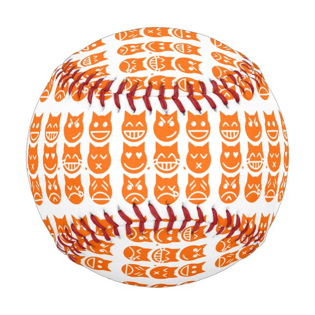 Balle De Baseball Les 9 vies du chat Emoji (Devant)