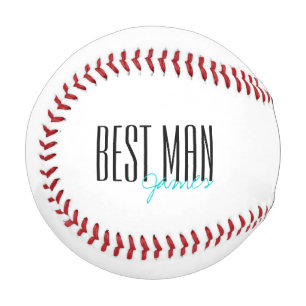Balle De Baseball Lettres audacieuses "Best Man" Soirée de mariage p
