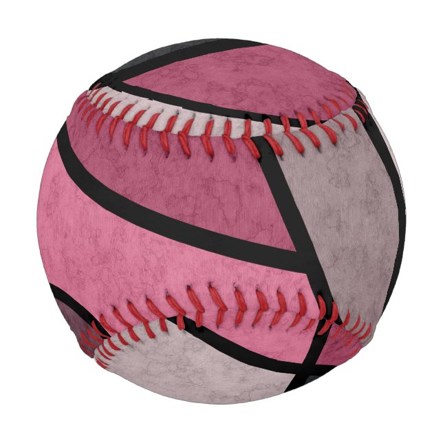Balle De Baseball Lever rose, abstrait (Dos)