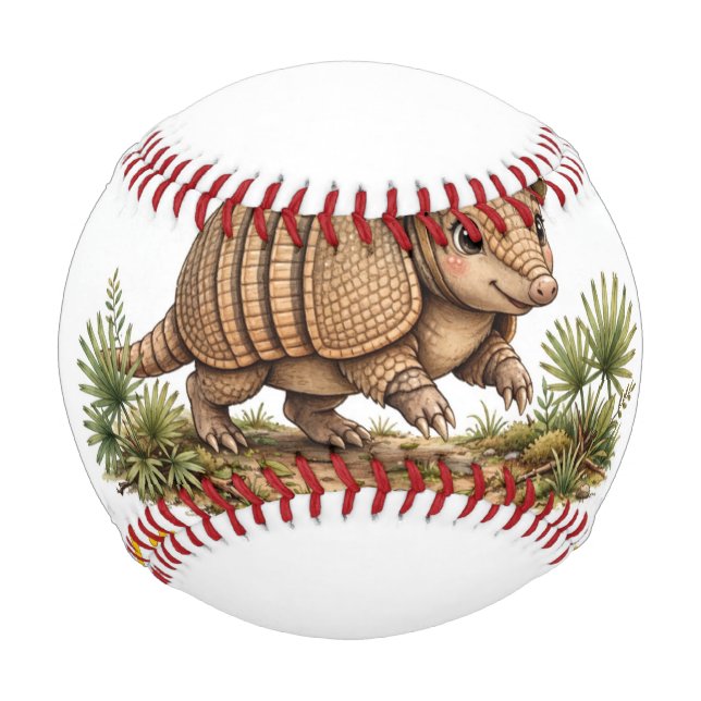 Balle De Baseball Lil' Bayou Explorers Tatou Baseball (Devant)