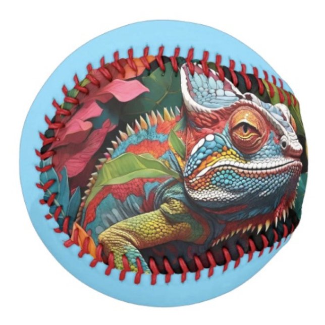 Balle De Baseball Lizard Leaves & Couleur  (Créateur téléchargé)