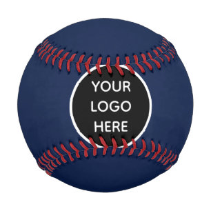 Balle De Baseball Logo Branding Entreprise Promotion Blue