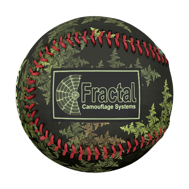 Balle De Baseball Logo de Fractal Camouflage Systems (Devant Gauche)