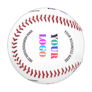 Balle De Baseball Logo de l'entreprise personnalisée et Modèle de ba
