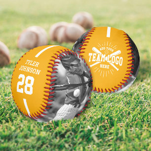 Balle De Baseball Logo de l'équipe de joueur personnalisé 2 Photo Ja