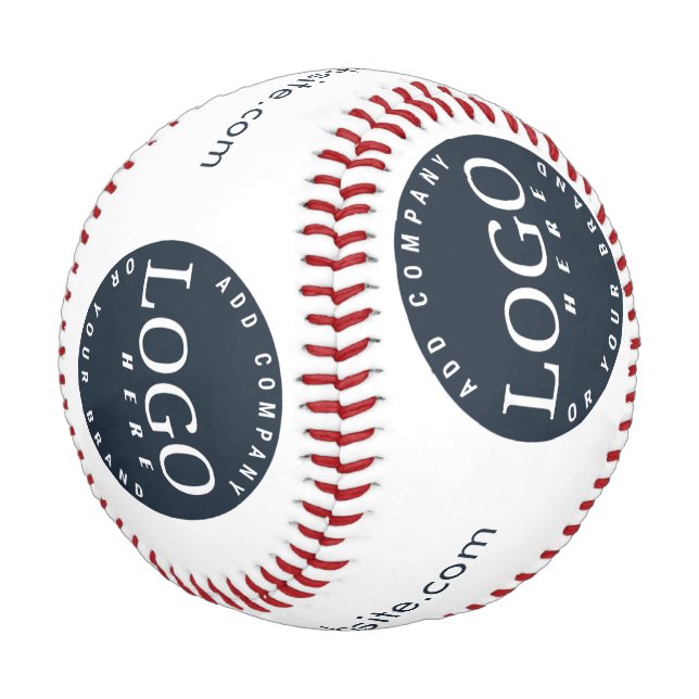 Balle De Baseball Logo d'entreprise et site Web de l'entreprise Empl (Angle)