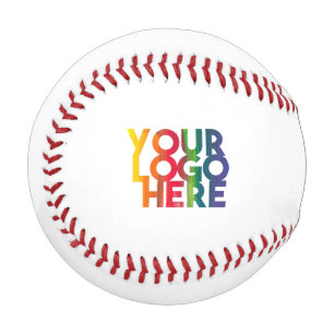 Balle De Baseball Logo d'entreprise simple blanc