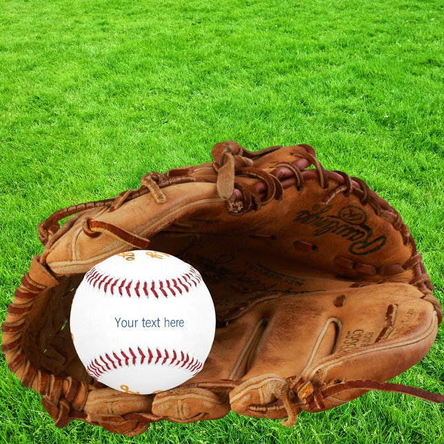 Balle De Baseball Logo d'entreprise texte blanc (Créateur téléchargé)