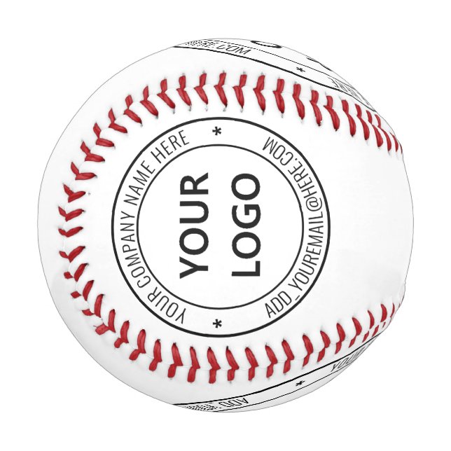 Balle De Baseball Logo Personnalisé Promotionnel Entreprise Personna (Devant Gauche)