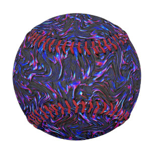 Balle De Baseball Looking like blue and pink texturel of wall