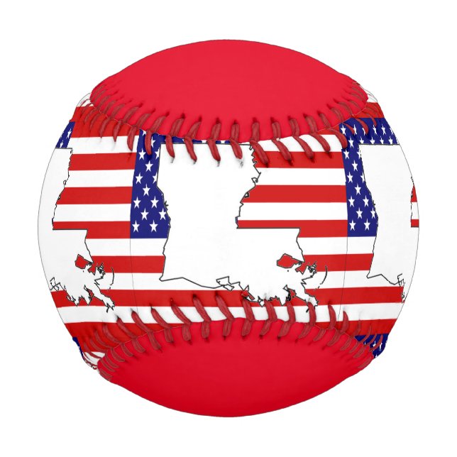 BALLE DE BASEBALL LOUISIANA (Devant)