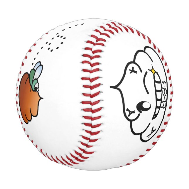 Balle De Baseball Macho Poop - Brootsch le PooPoo (Angle)