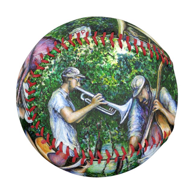 Balle De Baseball Maman ne m'a jamais averti des joueurs tuba (Devant Gauche)