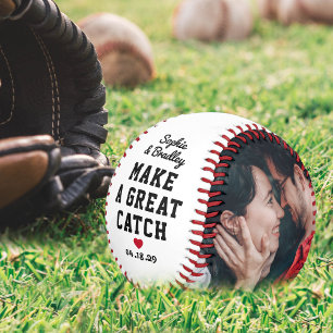 Balle De Baseball Mariage Couple Photo Baseball