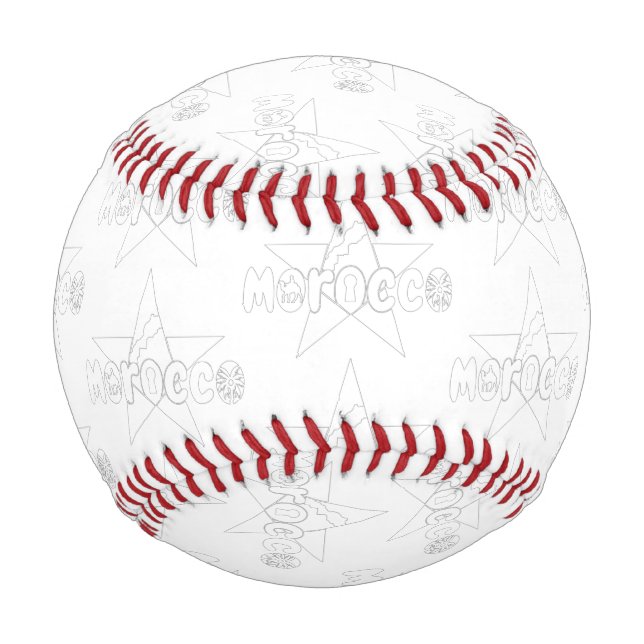Balle De Baseball Maroc : Le patrimoine partout (Devant)