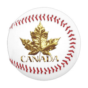Balle De Baseball Médaille d'or du Souvenir du Canada Baseballs
