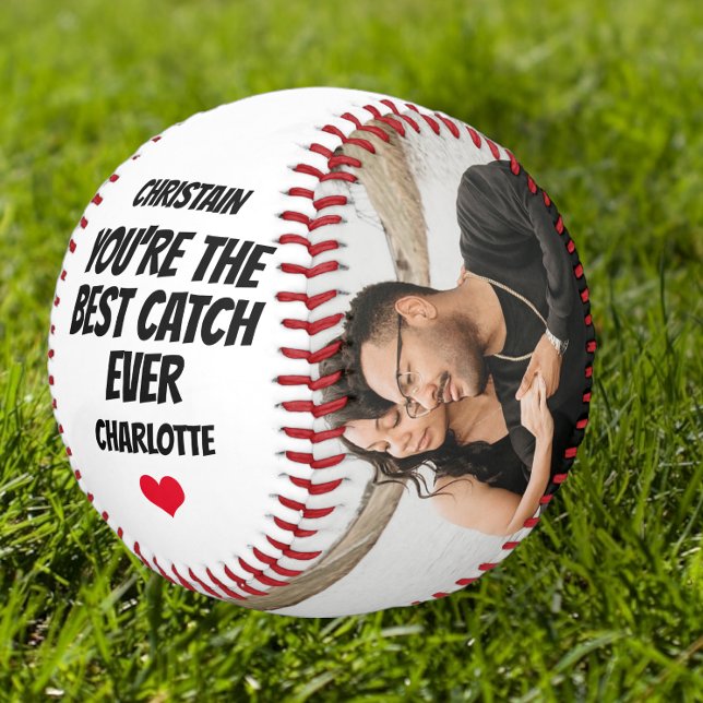 Balle De Baseball Meilleur attraper jamais personnalisé l'un d'un ge (Best Catch Ever Personalized One of a Kind Baseball from Ricaso Ideal gift for couples. sports fans)