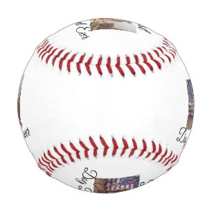 Balle De Baseball Meilleur chien papa jamais ajouter nom de l'animal