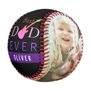 Balle De Baseball Meilleur Cool Moderne Meilleur Papa Jamais Fête de