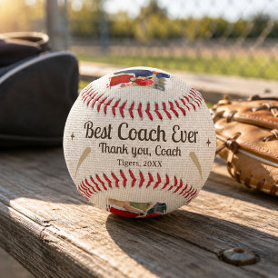 Balle De Baseball Meilleur entraîneur jamais 2 Photo Cadeau d'entraî
