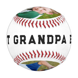 Balle De Baseball Meilleur Grand-Père Photo Baseball Personnalisé