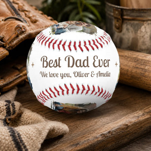 Balle De Baseball Meilleur Papa de Tous les Temps 2 Cadeau de Souven