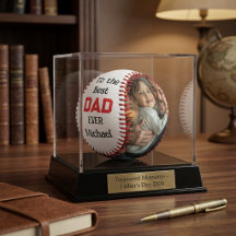Meilleur Papa de Tous les Temps Photo Nom Baseball