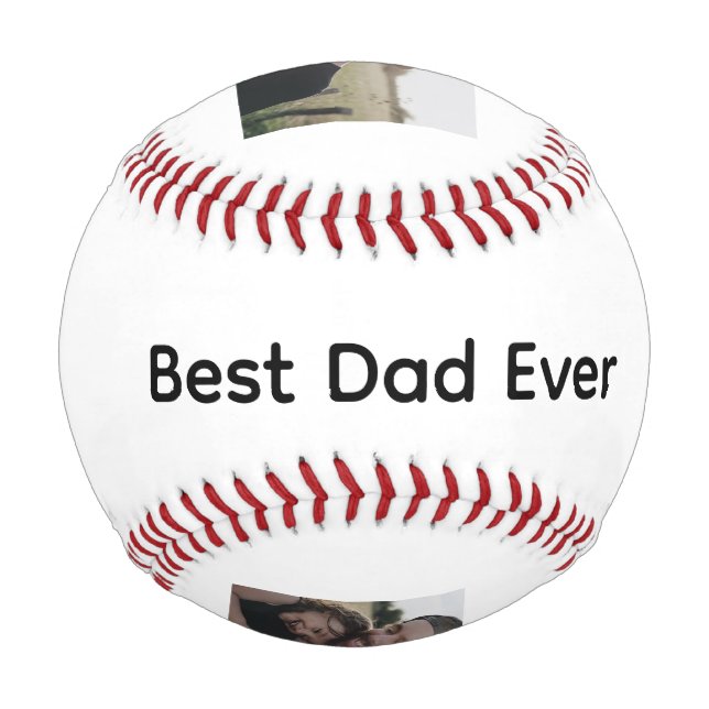Balle De Baseball Meilleur Papa du Monde (Devant)