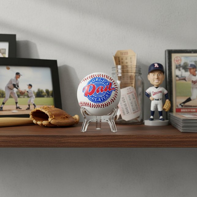 Balle De Baseball Meilleur papa du monde (Créateur téléchargé)