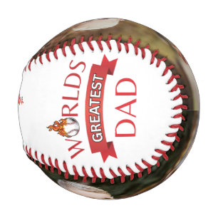 Balle De Baseball Meilleur Papa du Monde Collage de Photos pour la F
