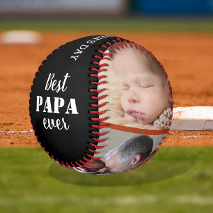 Balle De Baseball Meilleur Papa Ever Fête des pères 3 Photo Collage