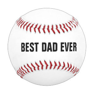 Balle De Baseball Meilleur Papa Jamais Fête des pères Anniversaire S