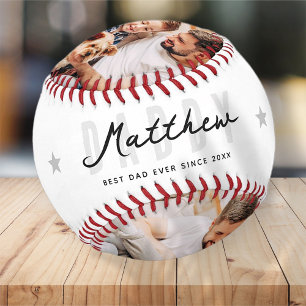 Balle De Baseball Meilleur Papa Jamais Moderne Athlétique 3 Photo Fê