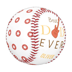 Balle De Baseball Meilleur Papa Jamais Musique Simple Cool Fête des