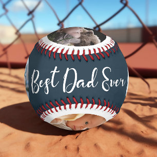 Balle De Baseball Meilleur Papa Jamais Photo Collage Baseball