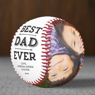 Balle De Baseball Meilleur papa toujours Flèches personnalisées Phot