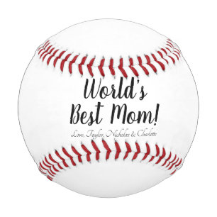 Balle De Baseball Meilleure maman du monde script personnalisé migno